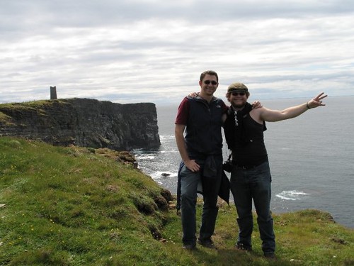 Nate and I in Orkney