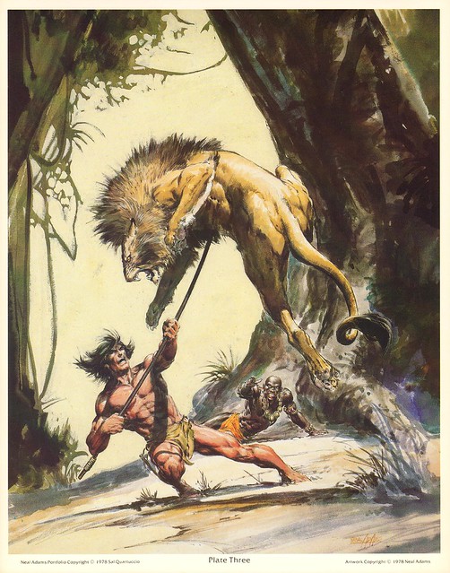 Neal Adams 1978 Portfolio Tarzan 4