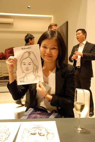 Caricature live sketching for Molteni & C - h