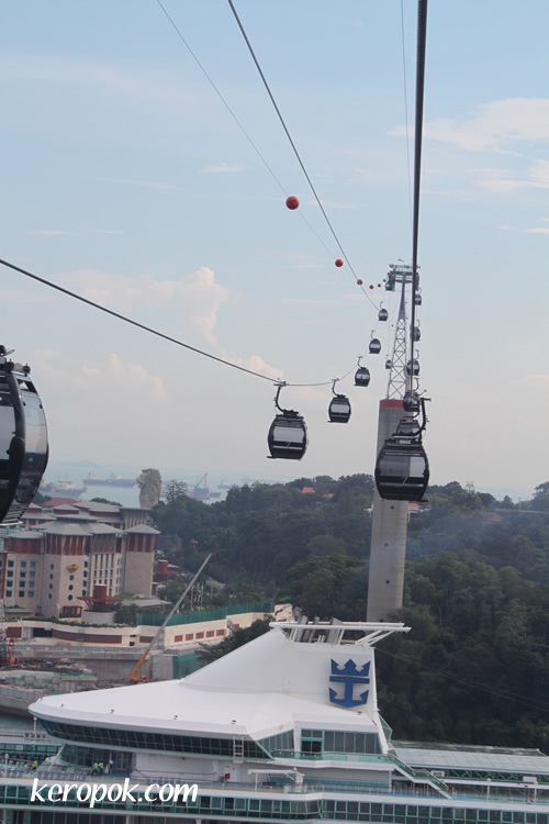 Royal Caribbean and Cable Car on Top