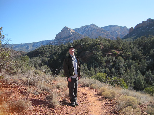 Your Blogger on the Huckaby trail, Sedona