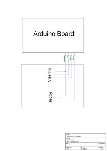 Arduino Drift Breadboard Schematic