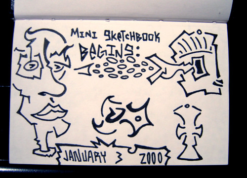Mini Sketchbook #1 - Jan-Dec 2000