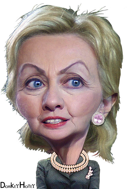 Hillary Clinton - Caricature