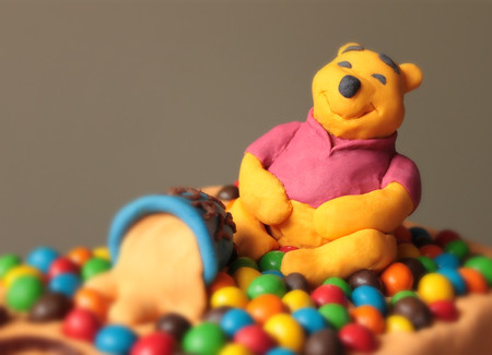 Winnie The Pooh Cake - 1st Birthday cake