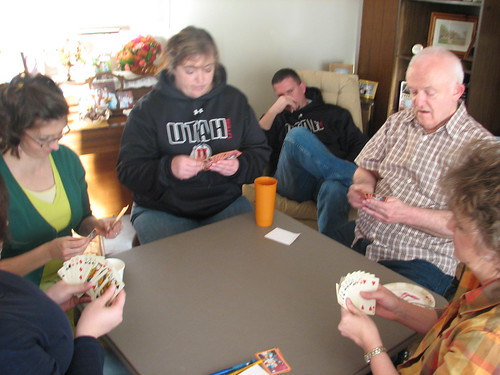 Thanksgiving - playing hearts