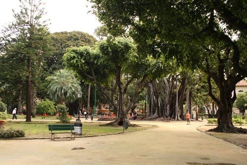 Palermo, Piazza Marina, Giardino Garibaldi