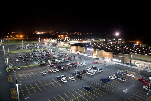 LED Parking lot lights at Walmart Puerto Rico