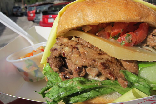 Clean Street Food Truck: Grilled Steak Sandwich