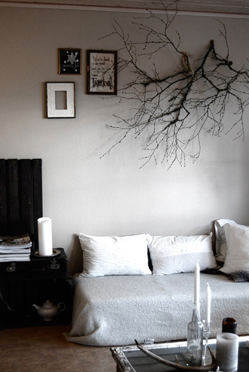 branch as wall decoration | the style files