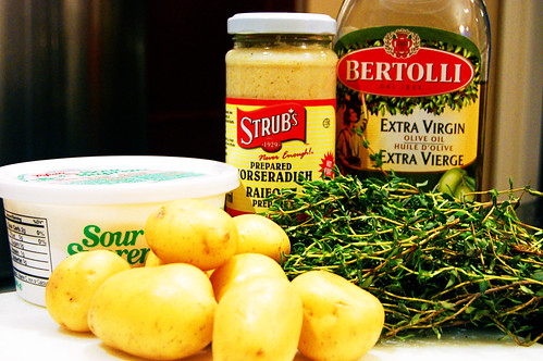Roasted Fingerling Potatoes With Horseradish Dressing Ingredients