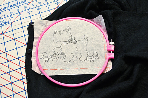 01.18.11 | sweater embroidery tutorial