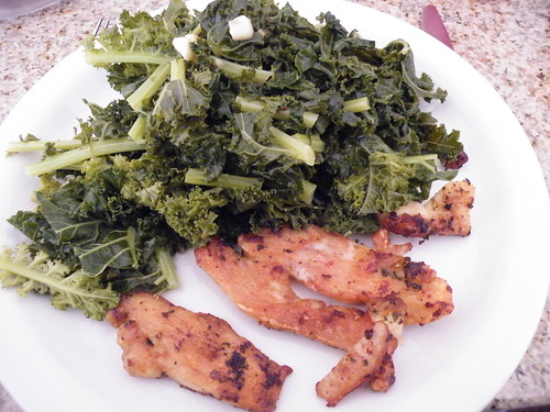 Kale with Chicken