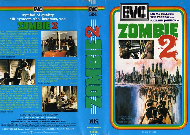Zombie 2  (VHS Box Art)