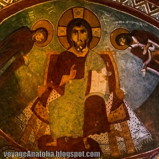 Fresco in Cave Church of Cappadocia, Göreme