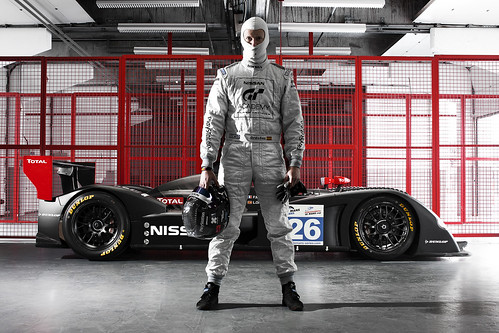 Lucas Ordonez and 2011 Nissan LMP2 car