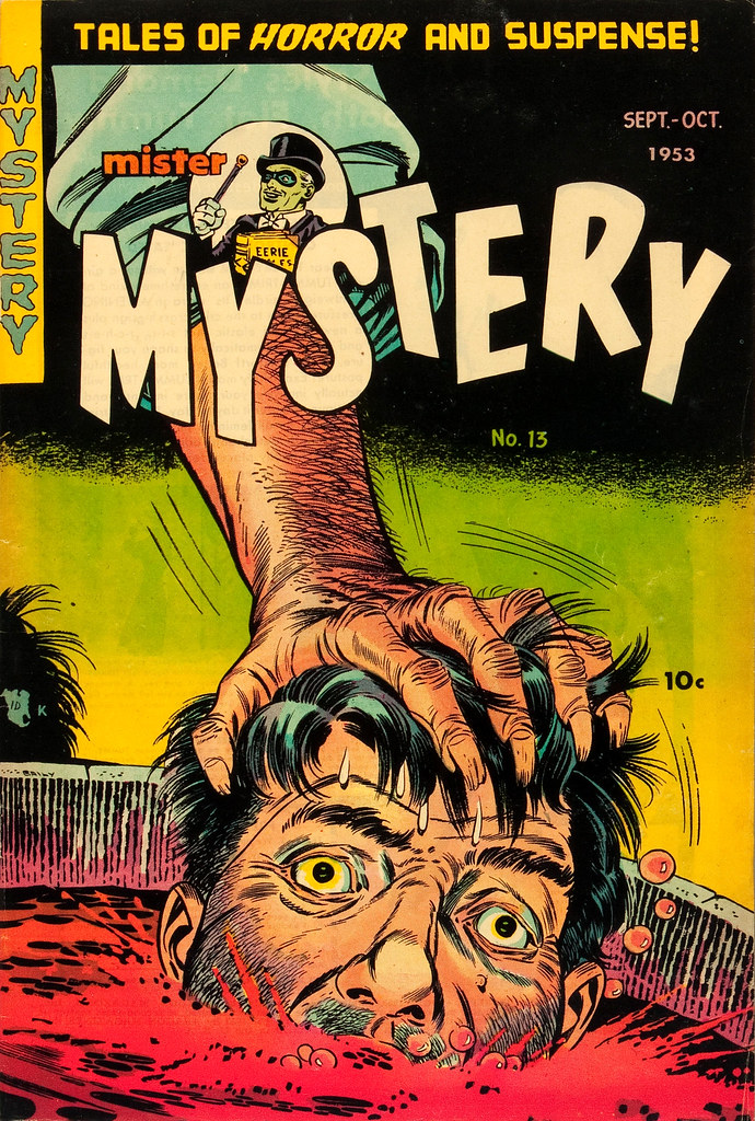 Mister Mystery #13 Bernard Baily Cover (Aragon Magazines, Inc. 1953)