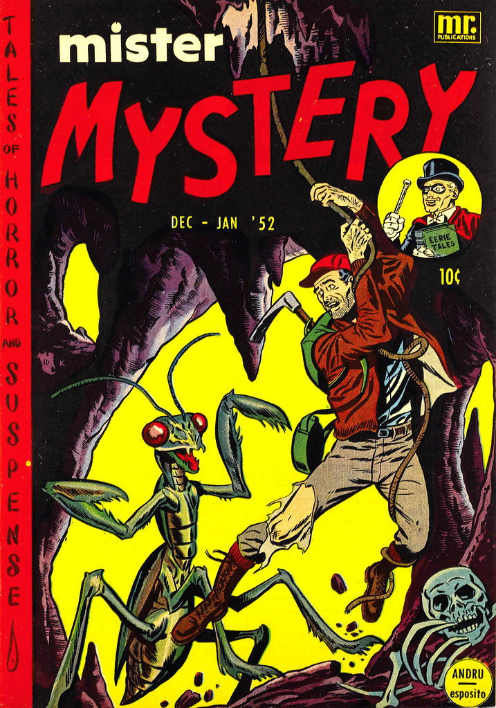 Mister Mystery #3 Cover By Ross Andru and Mike Esposito (Aragon Magazines, Inc., 1951) 