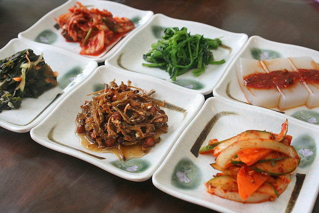 Banchan or side dishes