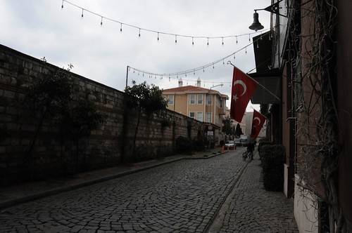 Typical street in Sultanahmet, our historic neighbourhood