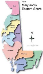 the 9 counties (by: MD Dept of Planning)