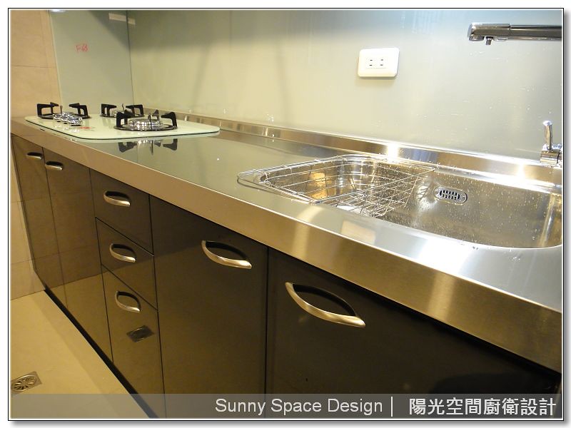 廚房設計-內湖成功路四段施設計不銹鋼廚具-陽光空間廚衛設計