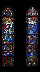 Lady Chapel  - Annunciation and Assumption John Hardman stained glass