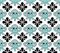 Squid Fabric Pattern