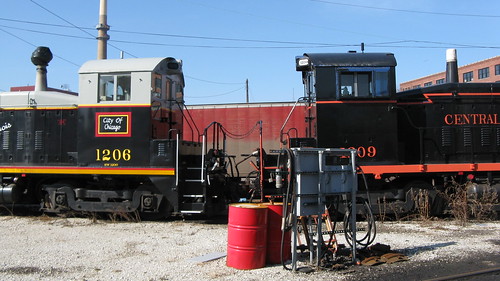 Central Illinois Railroad EMD switchers. Chicago Illinois USA. March 2011. by Eddie from Chicago