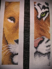 Lion and Tiger bookmarks