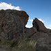 Forme particolari delle rocce nel Parque Nacional Los Glaciares settore nord