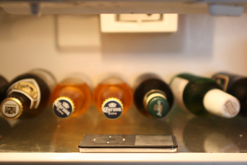 ipod in fridge