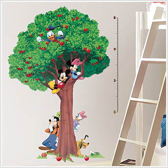 mickey growth chart kids decals