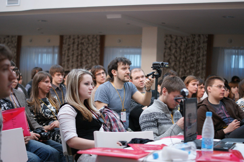 Андрей Шапиро снимает на камеру