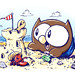 Owly and Wormy at the Beach! • <a style="font-size:0.8em;" href="//www.flickr.com/photos/25943734@N06/5507725304/" target="_blank">View on Flickr</a>