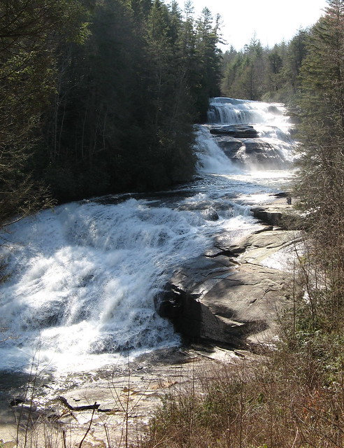 Three sections of Triple Falls