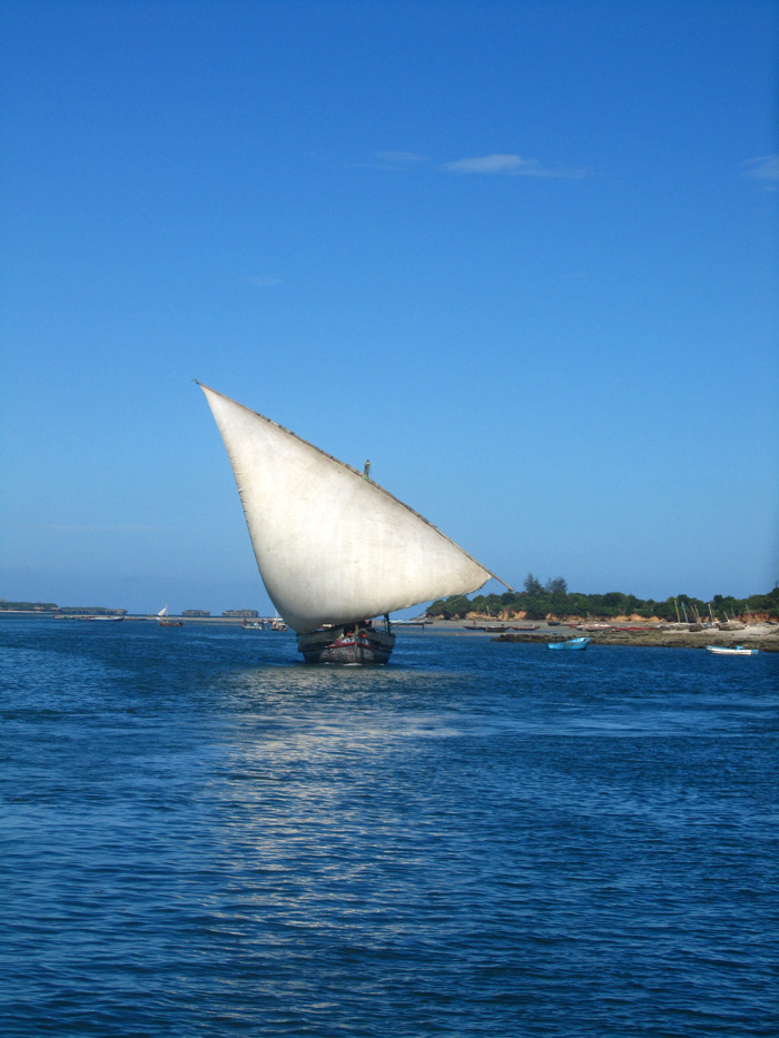 Dhow Sailboat in Tanzania