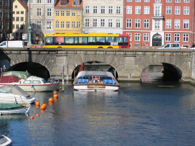 Boat under bridge