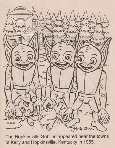 "Coloring Book Advantages" :: "Fun with Monsters" ; Hopkinsville Goblins (( 2011 )) 