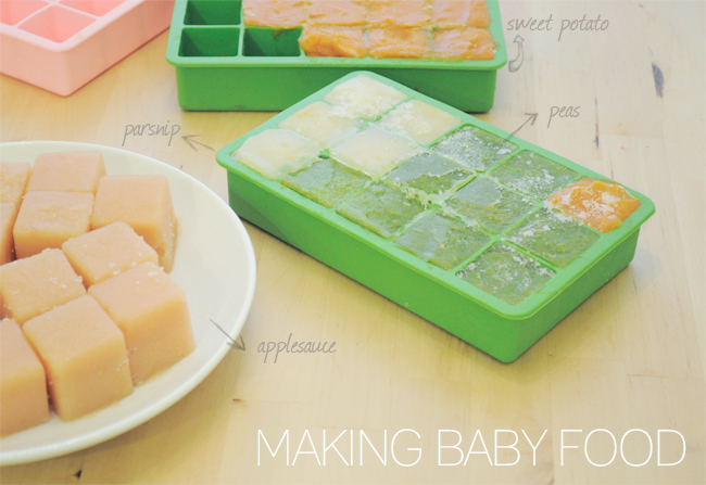 making baby food