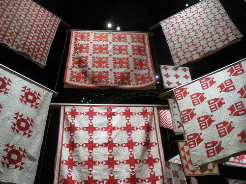 Red & White quilts