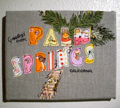 Palm Springs Fabric Art