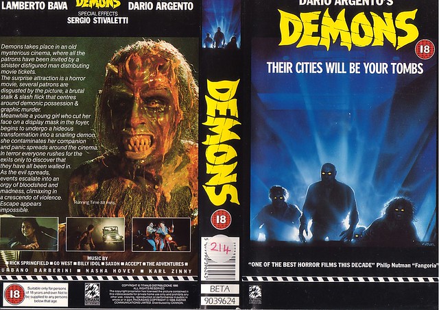 DEMONS (VHS Box Art)
