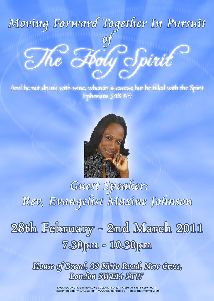 Flyer for Church Event
