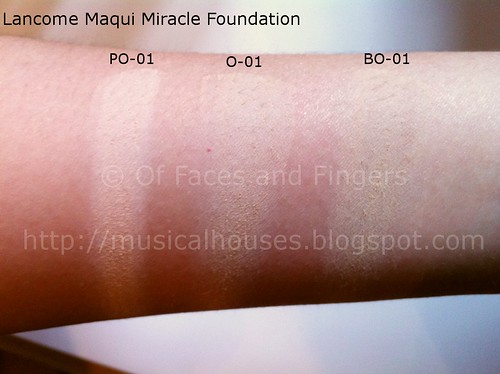 lancome maqui miracle swatches 1