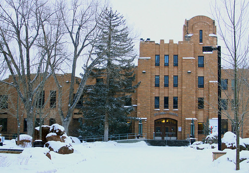 University of Wyoming, in Snow