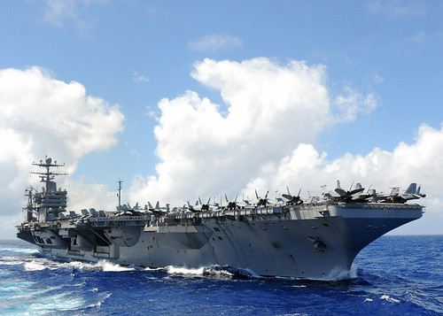 フリー写真素材|乗り物|船・船舶|軍用船|航空母艦|エイブラハム・リンカーン(CVN-)|アメリカ海軍|