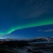 Northern lights over Skaftafell