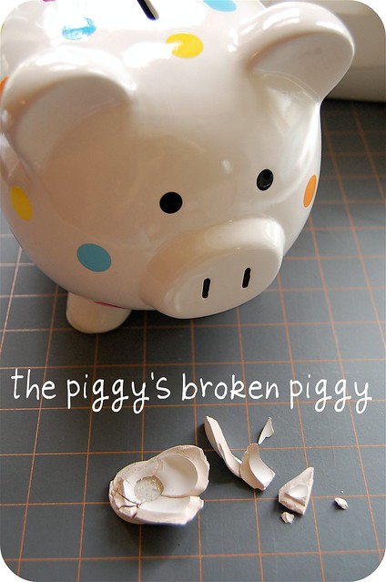 broken piggy