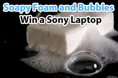 rigid foam insulation sponsor Lenzr soap foam and bubbles photo contest